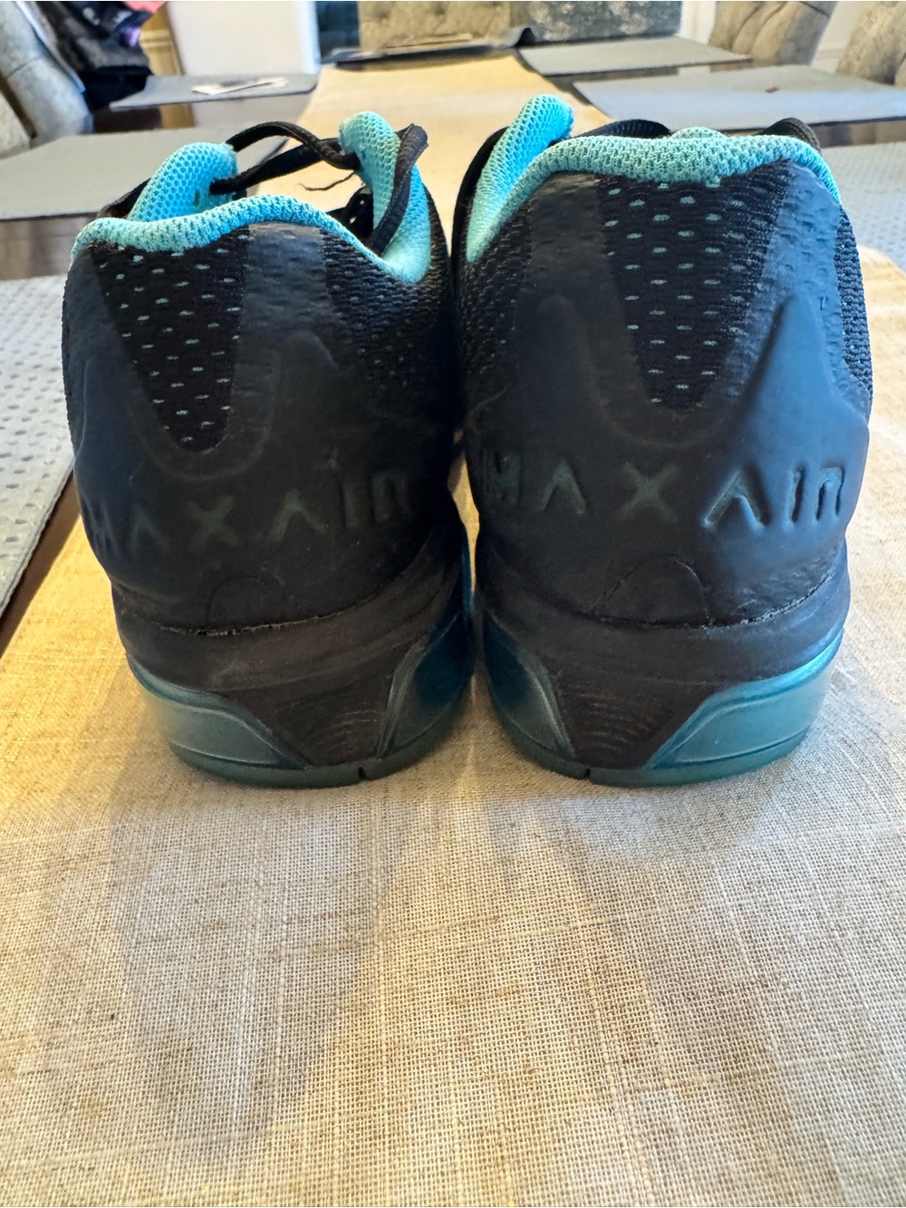 Nike womens max air blue, pink, black - Picture 3 of 6
